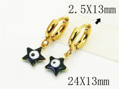 HY Wholesale Earrings 316L Stainless Steel Popular Jewelry Earrings-HY60E1707JT