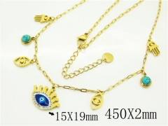 HY Wholesale Necklaces Stainless Steel 316L Jewelry Necklaces-HY32N0881HHS