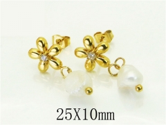 HY Wholesale Earrings 316L Stainless Steel Popular Jewelry Earrings-HY06E0430ND