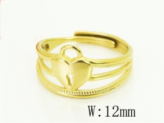 HY Wholesale Popular Rings Jewelry Stainless Steel 316L Rings-HY15R2669ZKO
