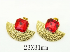 HY Wholesale Earrings 316L Stainless Steel Popular Jewelry Earrings-HY50E0021OS