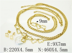 HY Wholesale Jewelry 316L Stainless Steel jewelry Set-HY26S0105HOL