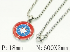 HY Wholesale Necklaces Stainless Steel 316L Jewelry Necklaces-HY41N0250HCL