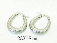 HY Wholesale Earrings 316L Stainless Steel Popular Jewelry Earrings-HY06E0445OR