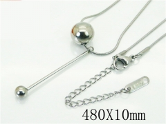 HY Wholesale Necklaces Stainless Steel 316L Jewelry Necklaces-HY19N0530MX