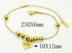 HY Wholesale Bracelets 316L Stainless Steel Jewelry Bracelets-HY19B1129OZ