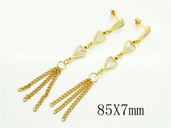 HY Wholesale Earrings 316L Stainless Steel Popular Jewelry Earrings-HY60E1744YKO