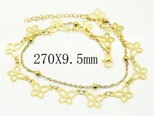HY Wholesale Bracelets 316L Stainless Steel Jewelry Bracelets-HY66B0135NR
