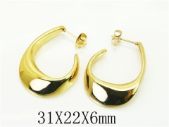 HY Wholesale Earrings 316L Stainless Steel Popular Jewelry Earrings-HY30E1583OL