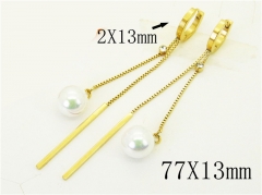 HY Wholesale Earrings 316L Stainless Steel Popular Jewelry Earrings-HY24E0138HHW