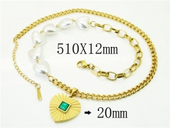 HY Wholesale Necklaces Stainless Steel 316L Jewelry Necklaces-HY80N0731OL