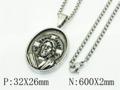 HY Wholesale Necklaces Stainless Steel 316L Jewelry Necklaces-HY41N0253HIF