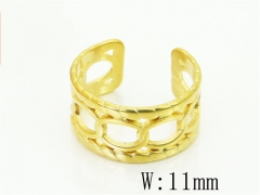 HY Wholesale Popular Rings Jewelry Stainless Steel 316L Rings-HY15R2484DKO