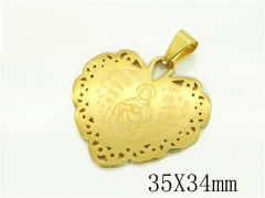 HY Wholesale Pendant Jewelry 316L Stainless Steel Jewelry Pendant-HY12P1723LR