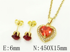 HY Wholesale Jewelry 316L Stainless Steel jewelry Set-HY66S0013OQ