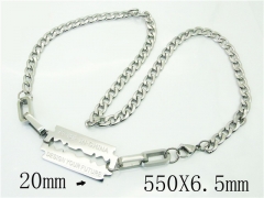 HY Wholesale Necklaces Stainless Steel 316L Jewelry Necklaces-HY72N0069IOE