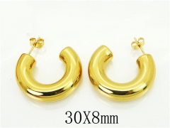 HY Wholesale Earrings 316L Stainless Steel Popular Jewelry Earrings-HY30E1572HIW
