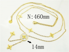 HY Wholesale Necklaces Stainless Steel 316L Jewelry Necklaces-HY32N0883HHX