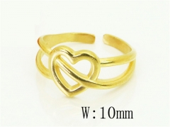 HY Wholesale Popular Rings Jewelry Stainless Steel 316L Rings-HY15R2648GKO