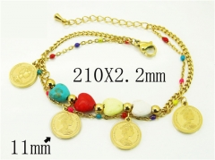 HY Wholesale Bracelets 316L Stainless Steel Jewelry Bracelets-HY32B0952HHA