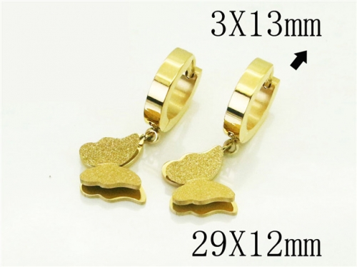 HY Wholesale Earrings 316L Stainless Steel Popular Jewelry Earrings-HY19E0012LQ