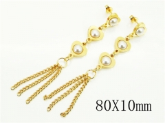 HY Wholesale Earrings 316L Stainless Steel Popular Jewelry Earrings-HY60E1769BKO