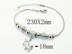 HY Wholesale Bracelets 316L Stainless Steel Jewelry Bracelets-HY24B0218HJS