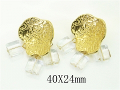 HY Wholesale Earrings 316L Stainless Steel Popular Jewelry Earrings-HY50E0030OA