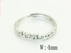 HY Wholesale Popular Rings Jewelry Stainless Steel 316L Rings-HY15R2588BKJ