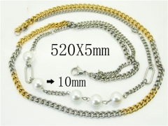 HY Wholesale Necklaces Stainless Steel 316L Jewelry Necklaces-HY72N0079ILW