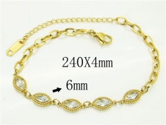 HY Wholesale Bracelets 316L Stainless Steel Jewelry Bracelets-HY19B1117PX