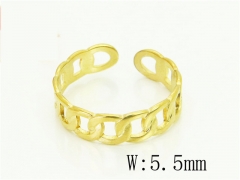 HY Wholesale Popular Rings Jewelry Stainless Steel 316L Rings-HY15R2626GKO