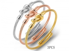 HY Wholesale Bangle Stainless Steel 316L Jewelry Bangle-HY0155B0730