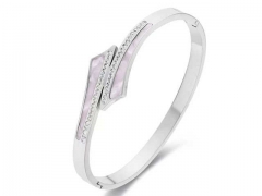 HY Wholesale Bangle Stainless Steel 316L Jewelry Bangle-HY0155B0073