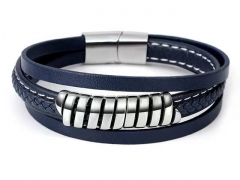 HY Wholesale Leather Bracelets Jewelry Popular Leather Bracelets-HY0155B1020