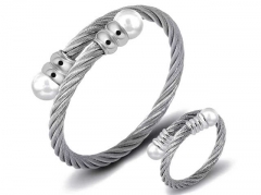 HY Wholesale Bangle Stainless Steel 316L Jewelry Bangle-HY0155B0770