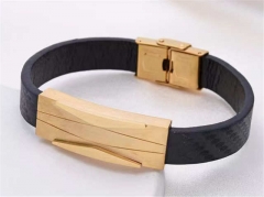 HY Wholesale Leather Bracelets Jewelry Popular Leather Bracelets-HY0155B0895