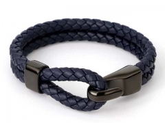 HY Wholesale Leather Bracelets Jewelry Popular Leather Bracelets-HY0155B1013