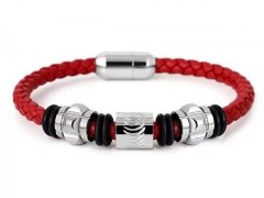 HY Wholesale Leather Bracelets Jewelry Popular Leather Bracelets-HY0155B0956
