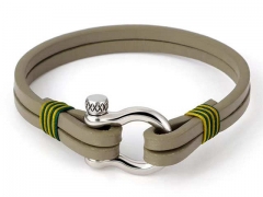 HY Wholesale Leather Bracelets Jewelry Popular Leather Bracelets-HY0155B1004