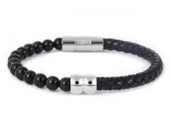 HY Wholesale Leather Bracelets Jewelry Popular Leather Bracelets-HY0155B0977