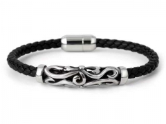 HY Wholesale Leather Bracelets Jewelry Popular Leather Bracelets-HY0155B1027