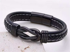 HY Wholesale Leather Bracelets Jewelry Popular Leather Bracelets-HY0155B0892