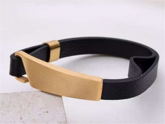 HY Wholesale Leather Bracelets Jewelry Popular Leather Bracelets-HY0155B0913