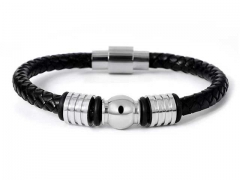 HY Wholesale Leather Bracelets Jewelry Popular Leather Bracelets-HY0155B0950