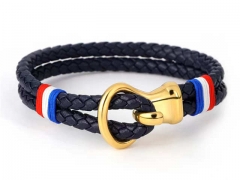 HY Wholesale Leather Bracelets Jewelry Popular Leather Bracelets-HY0155B1015