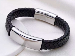 HY Wholesale Leather Bracelets Jewelry Popular Leather Bracelets-HY0155B0884