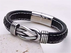 HY Wholesale Leather Bracelets Jewelry Popular Leather Bracelets-HY0155B0890