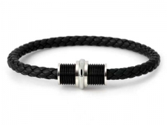HY Wholesale Leather Bracelets Jewelry Popular Leather Bracelets-HY0155B1002