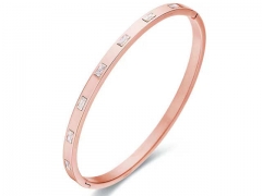 HY Wholesale Bangle Stainless Steel 316L Jewelry Bangle-HY0155B0236